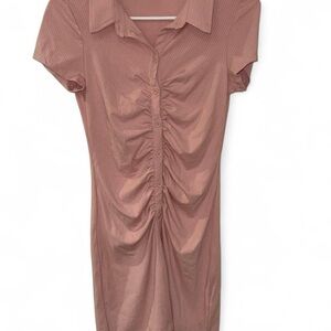 Love Tree Pink Midi Dress Size Small Excellent Condition